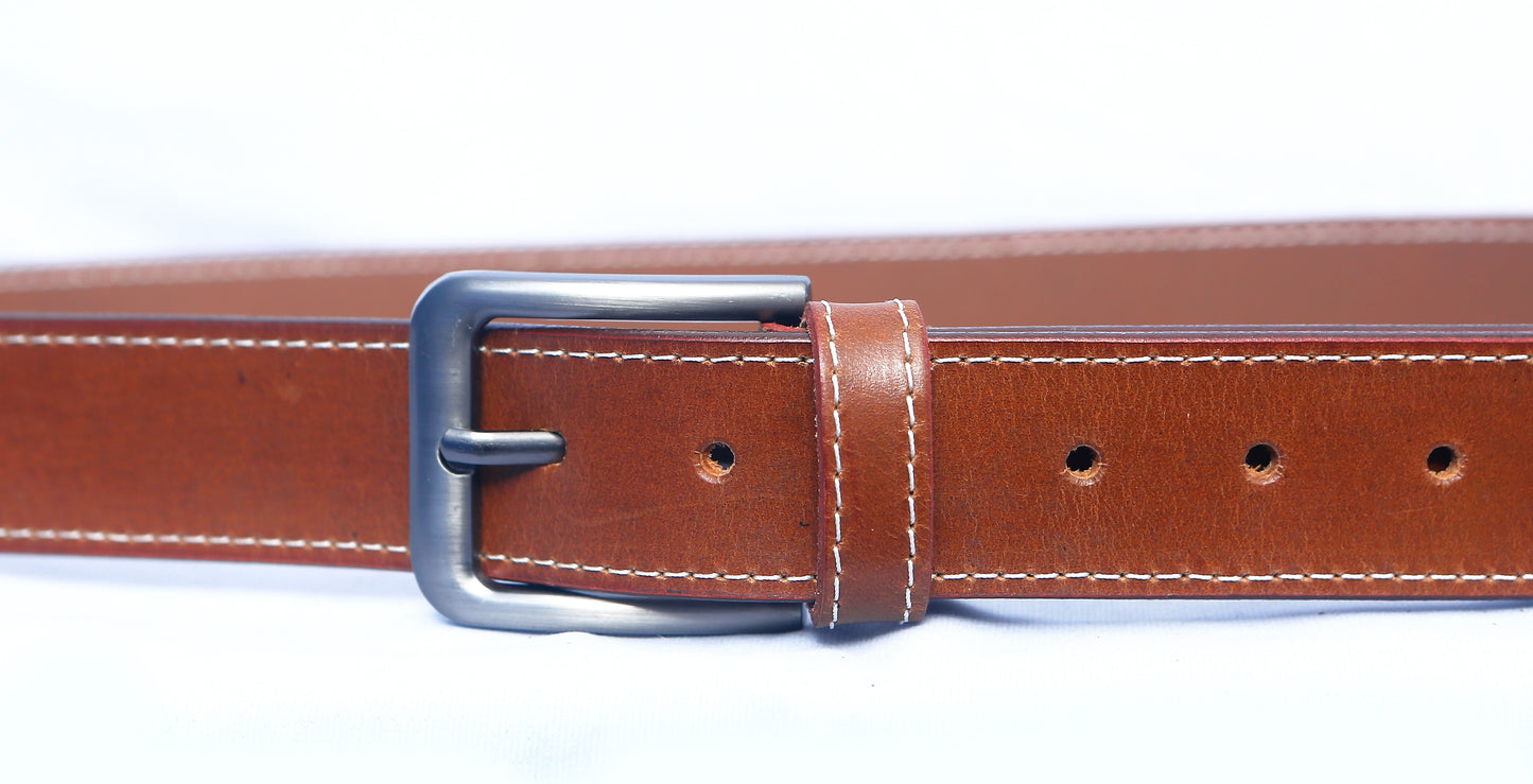 Fashillionaire Genuine Leather Brown belt - 00001