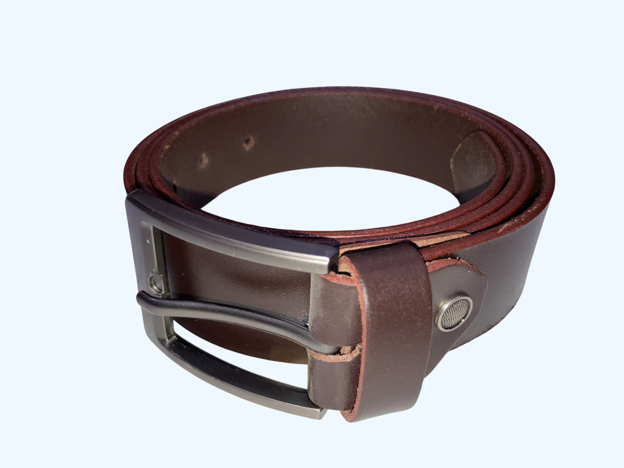 Fashillionaire Genuine Leather Dark Brown Belt - 00004